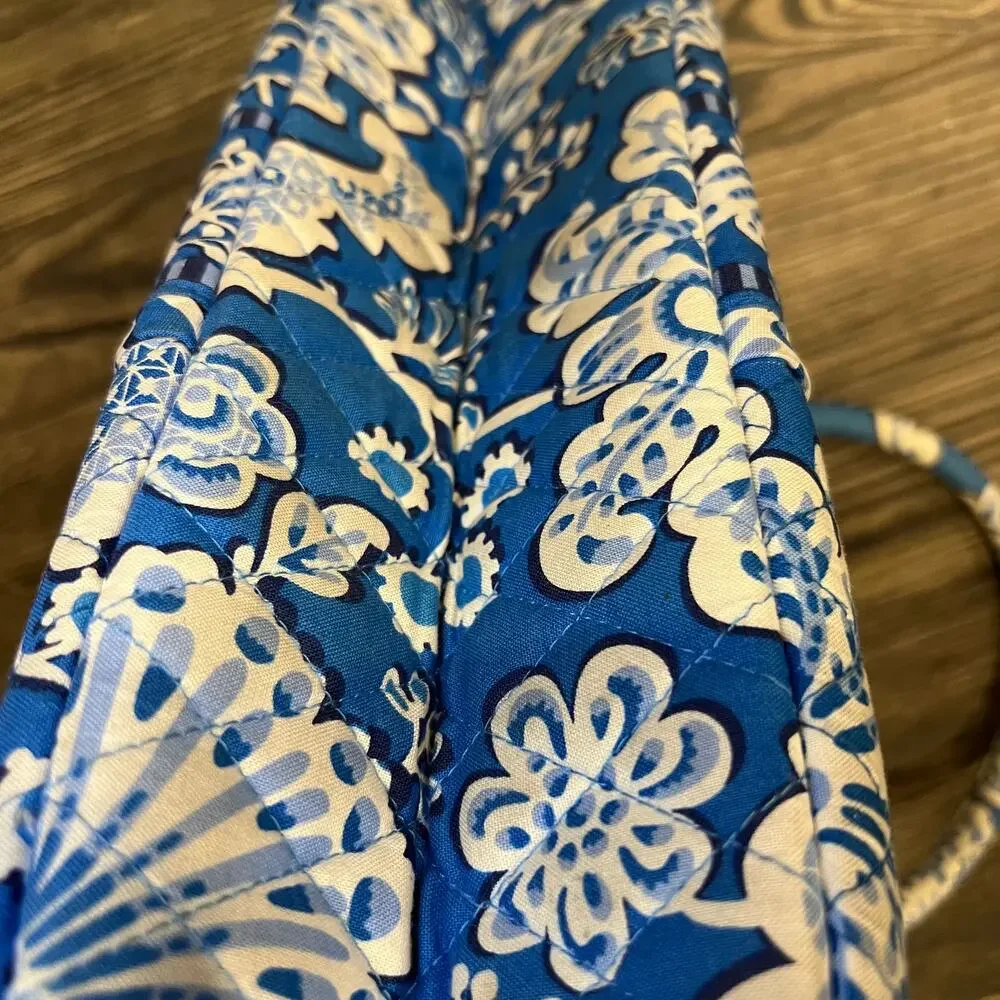 Vera Bradley Blue and White Floral Handbag